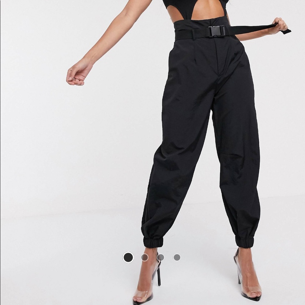 High waisted joggers